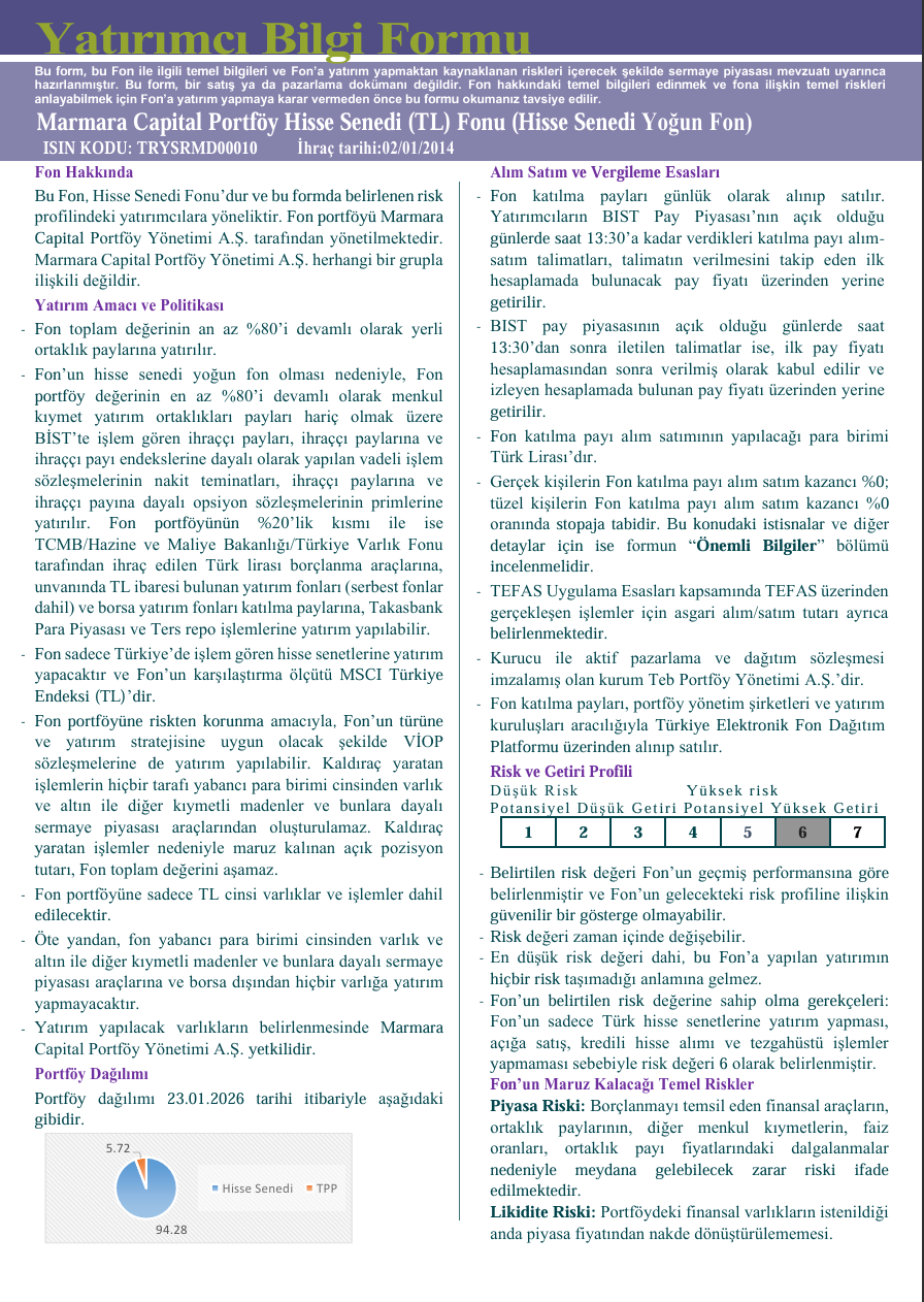 Mac Yatitimci Bilgi formu 1